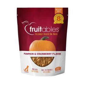 Fruitables Crunchy Baked Dog Treats Pumpkin Cranberry, 1ea/7 oz