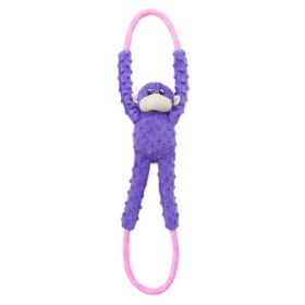 ZippyPaws RopeTugz Dog Toy Monkey 1ea/LG (Color: Blue)