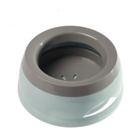 No Spill Dog Water Bowl (Color: Blue, Material: Rubber, Country of Manufacture: United States)