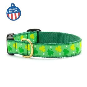 Shamrock Collar or Leash (Color: Brass, Country of Manufacture: United States)