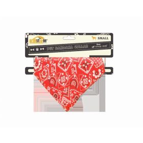 Western Themed Pet Bandana Collars (Color: Red, Material: Polyester, Country of Manufacture: United States)