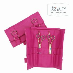 Grooming Shear Scissor Rollups (Color: Pink, Material: Leather, Country of Manufacture: United States)