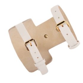 Dog Harness (Color: Cream, Material: Leather, Country of Manufacture: United States)