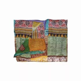 60" x 90" Silk Multicolor Throws (Material: Cotton, Country of Manufacture: United States)