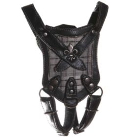 Royal Academy Dog Harness (Color: Black, Material: Leather, Country of Manufacture: United States)